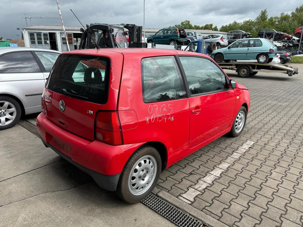 VW Lupo 6E 3L original Außenspiegel rechts manuell LP3G Flashrot BJ99